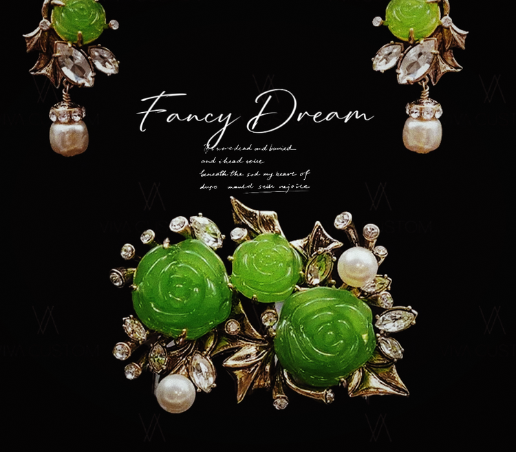 Spinach Flowers Set