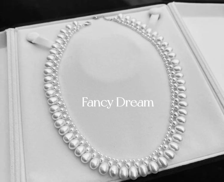 Victoria - Handcrafted White Pearls