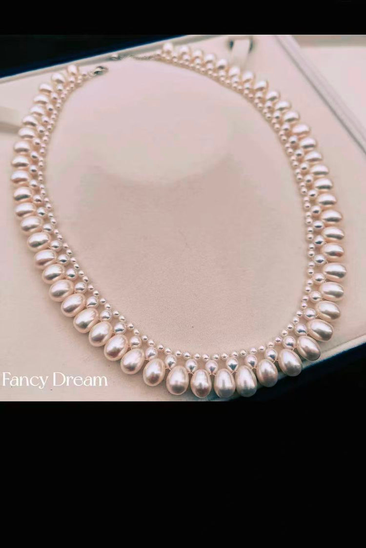 Victoria - Handcrafted White Pearls